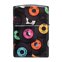 ZIPPO - Encendedor Records Design Negro ZP48770