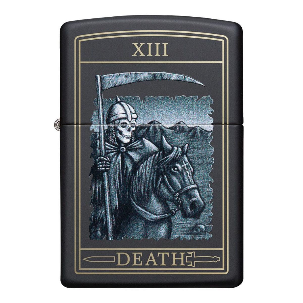 ZIPPO - Encendedor Zippo Death Card Design Negro ZP218CI412218