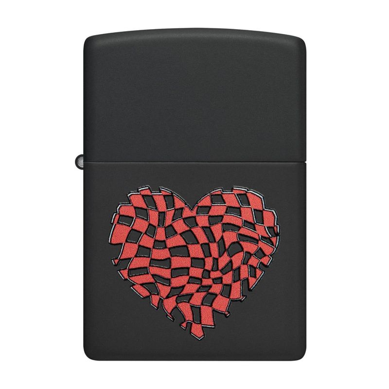 ZIPPO - Encendedor Zippo Heart Design Negro ZP48719