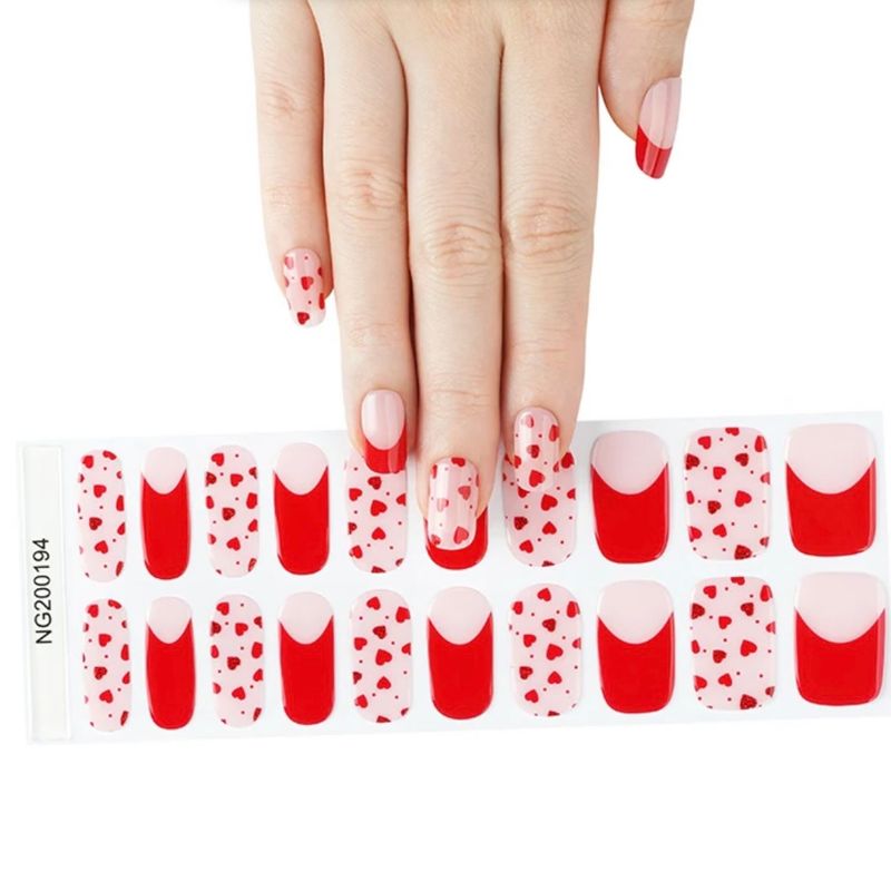 NAILS INK - Stickers De Gel Precurado Para Uñas - Diseño Enamorada