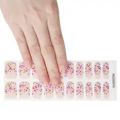 NAILS INK - Stickers De Gel Precurado Para Uñas - Diseño Festiva