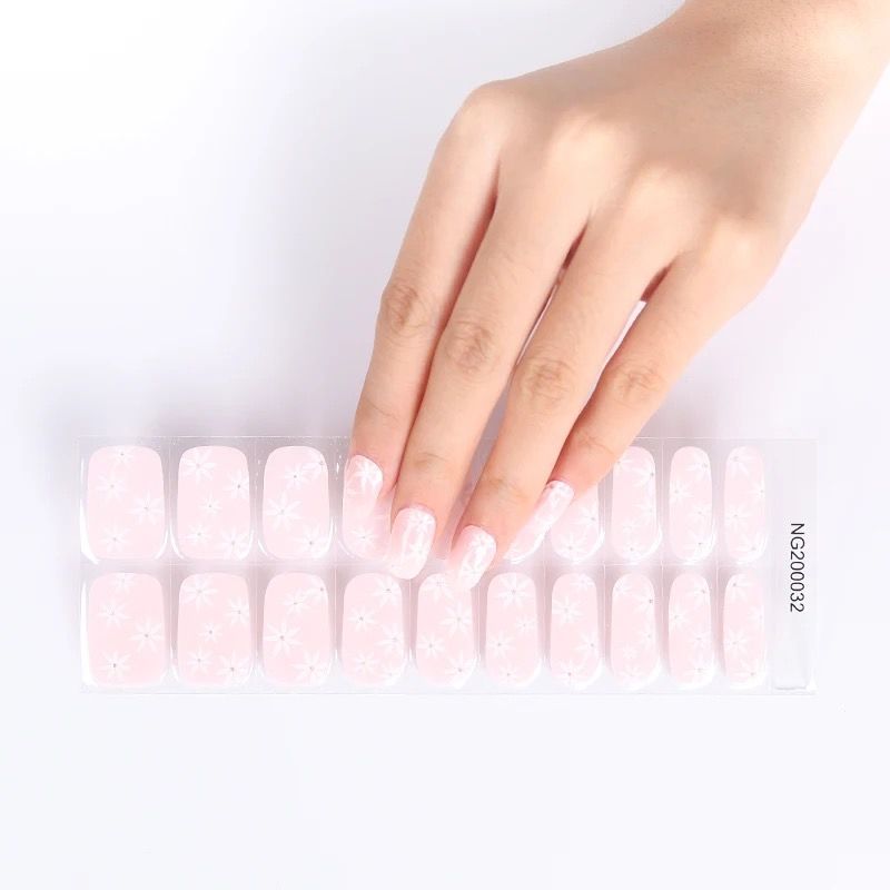 NAILS INK - Stickers De Gel Precurado Para Uñas - Diseño Floral