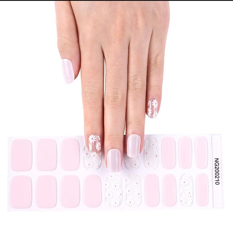 NAILS INK - Stickers De Gel Precurado Para Uñas - Diseño Florida