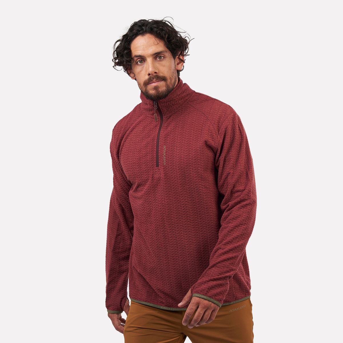 ATAKAMA OUTDOOR - Polar Fleece Ultraligero Hombre 14-Zip Volca Atakama Outdoor