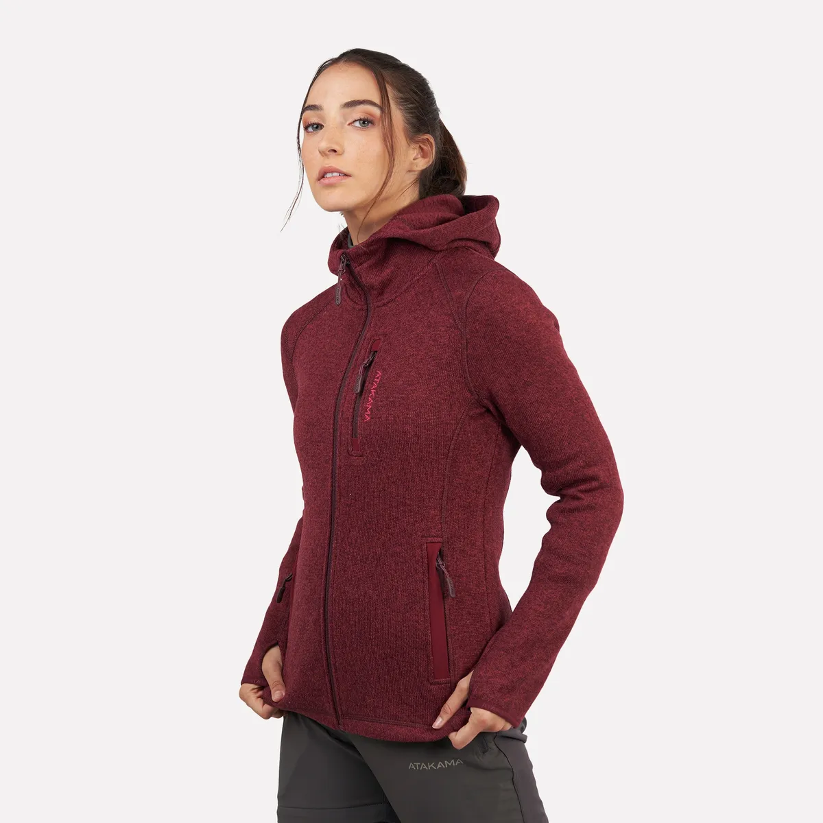 ATAKAMA OUTDOOR - Polar Tejido Mujer Hoddie Full-Zip Tundra Atakama Outdoor