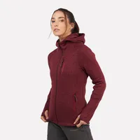 Polar Tejido Mujer Hoddie Full-Zip Tundra