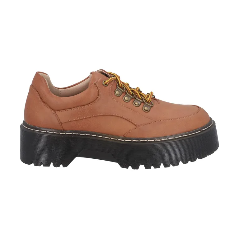 Mocasin Mujer Camel Lenny