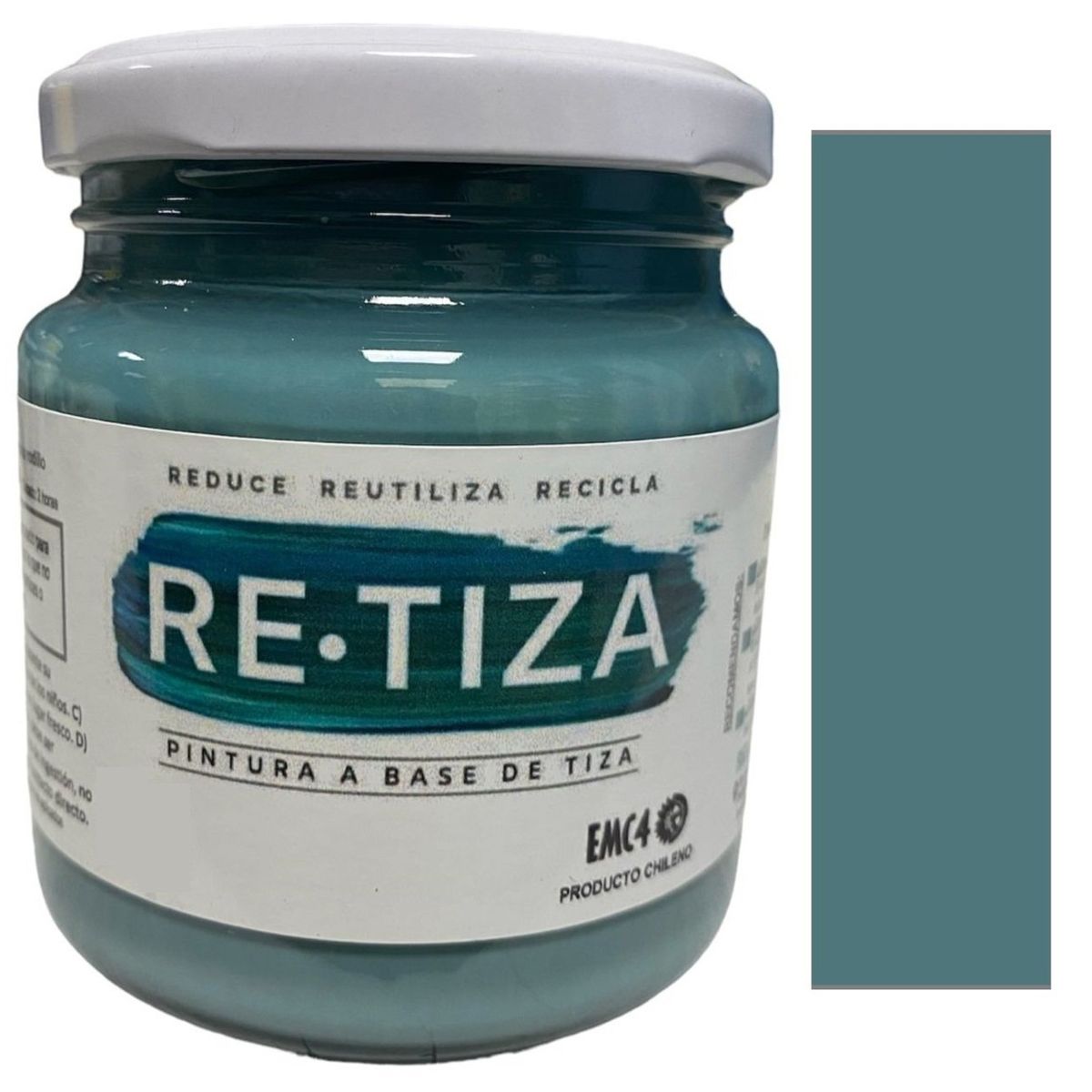 RETIZA - Pintura Tizada/Vintage TURQUESA  250 grs. base agua mate decorativa