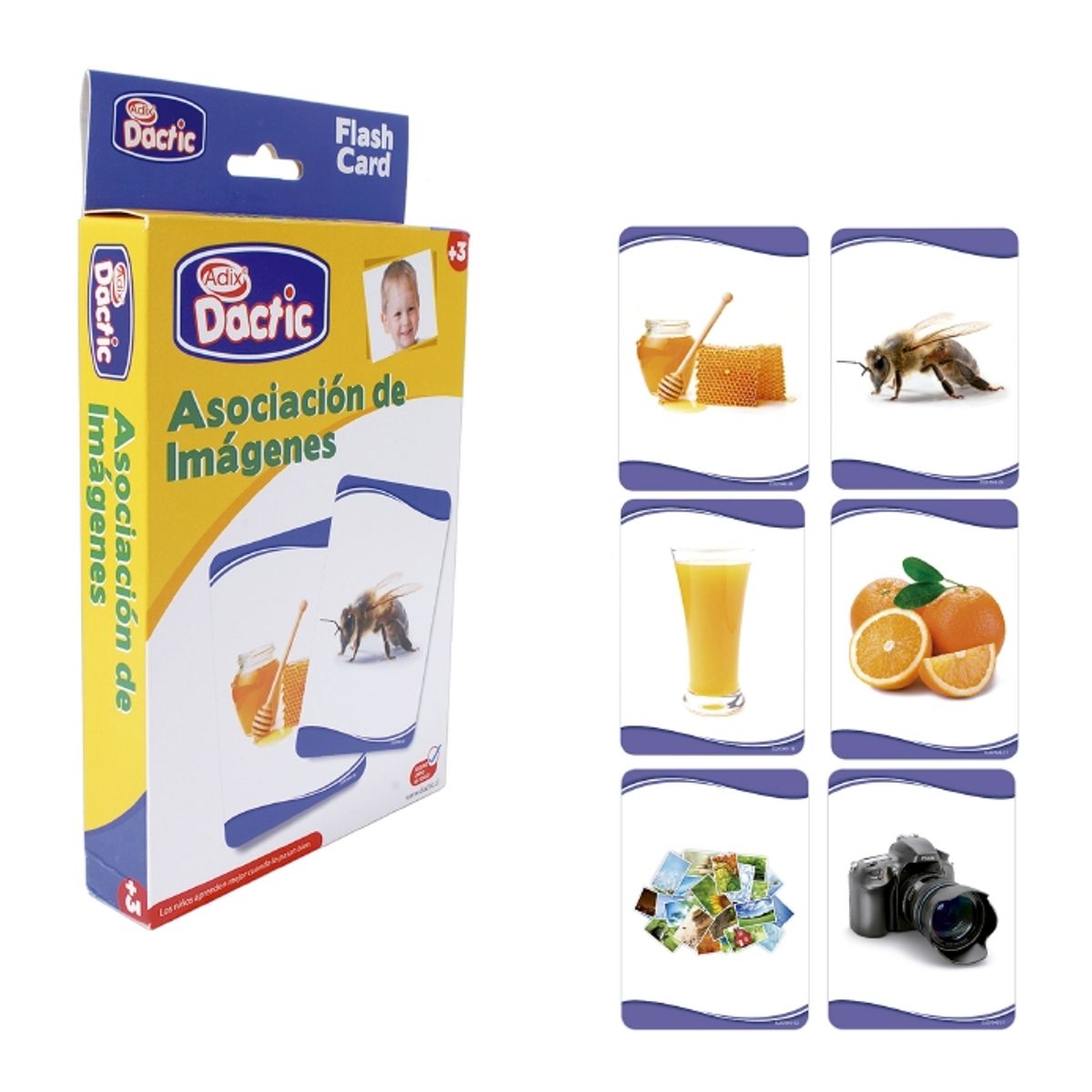 DACTIC - Láminas didácticas DACTIC asociación de imágenes 60 unidades