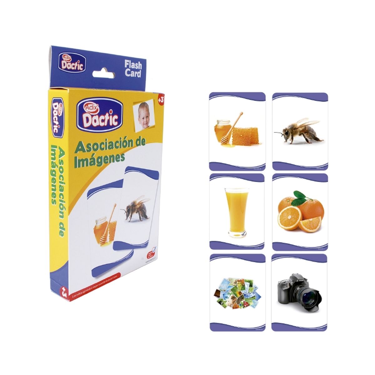 DACTIC - Láminas didácticas DACTIC asociación de imágenes 60 unidades