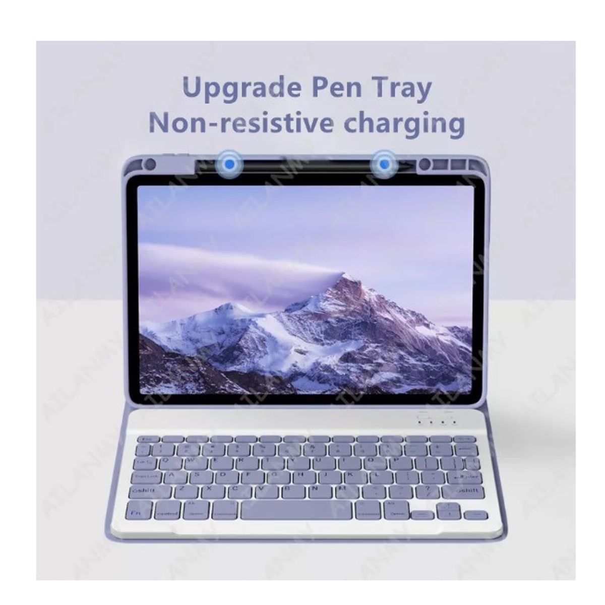 GENERICO - Funda Teclado Para Huawei Matepad Se 10.4 Inch Ags5-w09/l09 Violeta