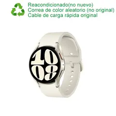 SAMSUNG - Galaxy Watch 6 40mm BT Blanco Reacondicionado(Semi Nuevo)