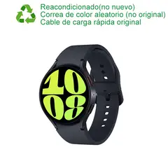 SAMSUNG - Galaxy Watch 6 44mm Bluetooth Negro Reacondicionado(Semi Nuevo