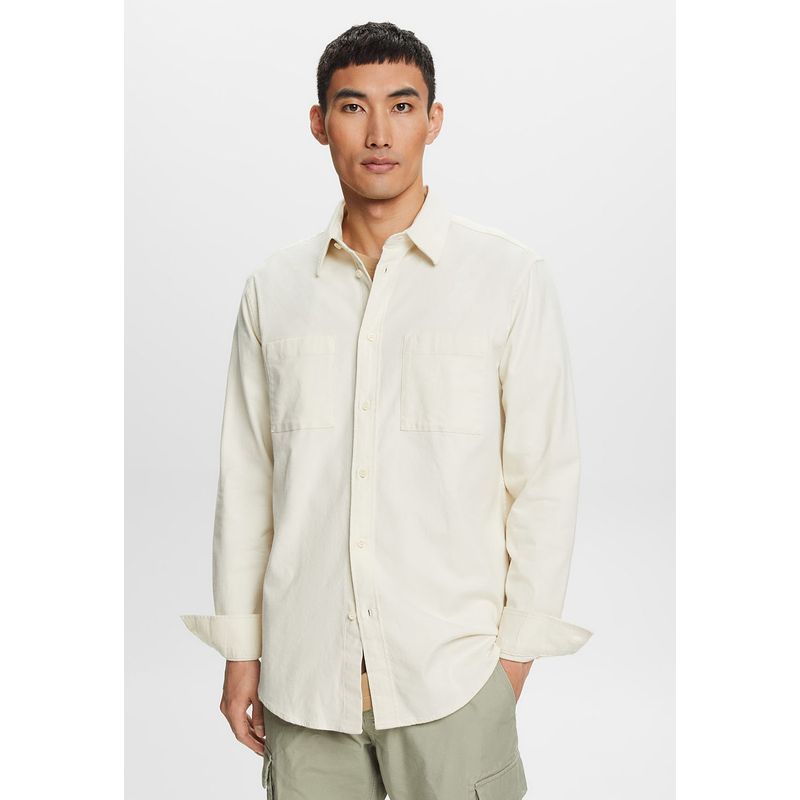 ESPRIT - Camisa manga larga con cuello abotonado Hombre Esprit ESPRIT