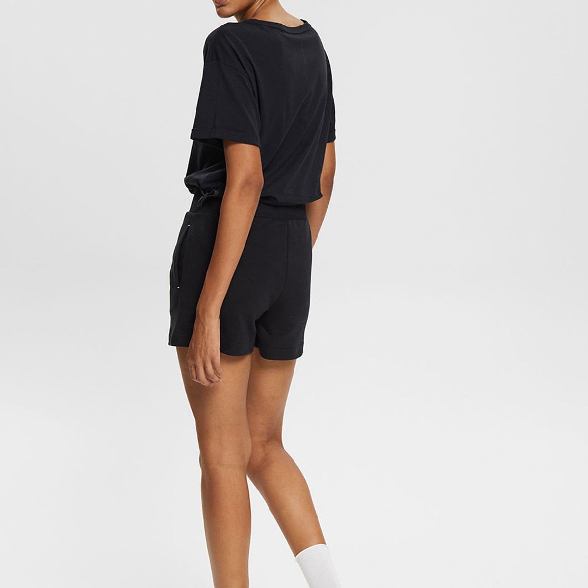 ESPRIT - Short Deportivo De Felpa Con Cintura Ancha Mujer Esprit ESPRIT