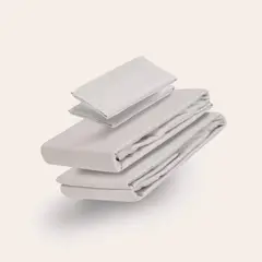 HYPNOS - Sábanas - 1,5 Plazas - 100% Bambú Orgánico - Gris -