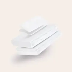HYPNOS - Sábanas - 2 Plazas - 100% Bambú Orgánico - Blanco -