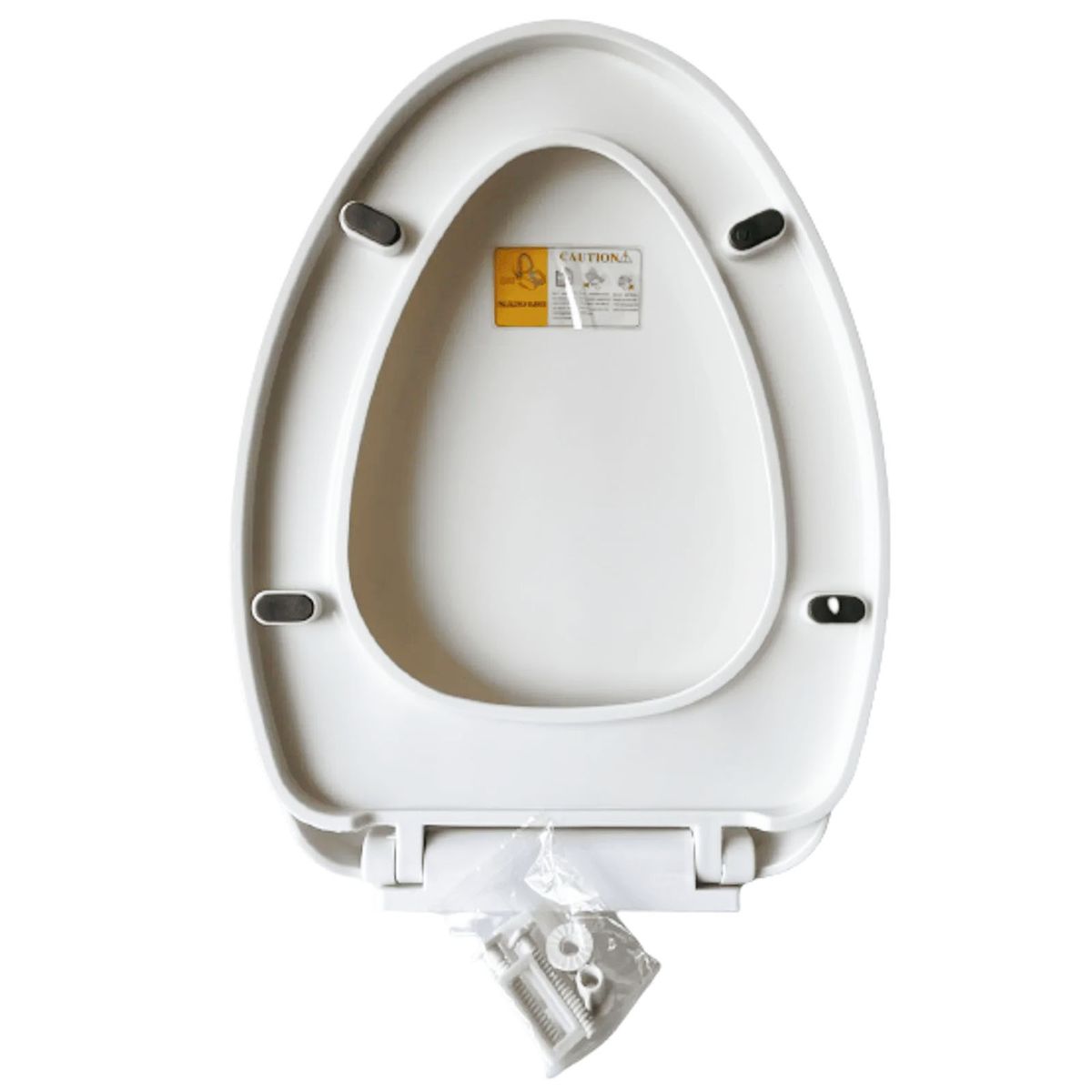 GENERICO - Tapa Asiento De Baño WC Caída Lenta - Ovalado