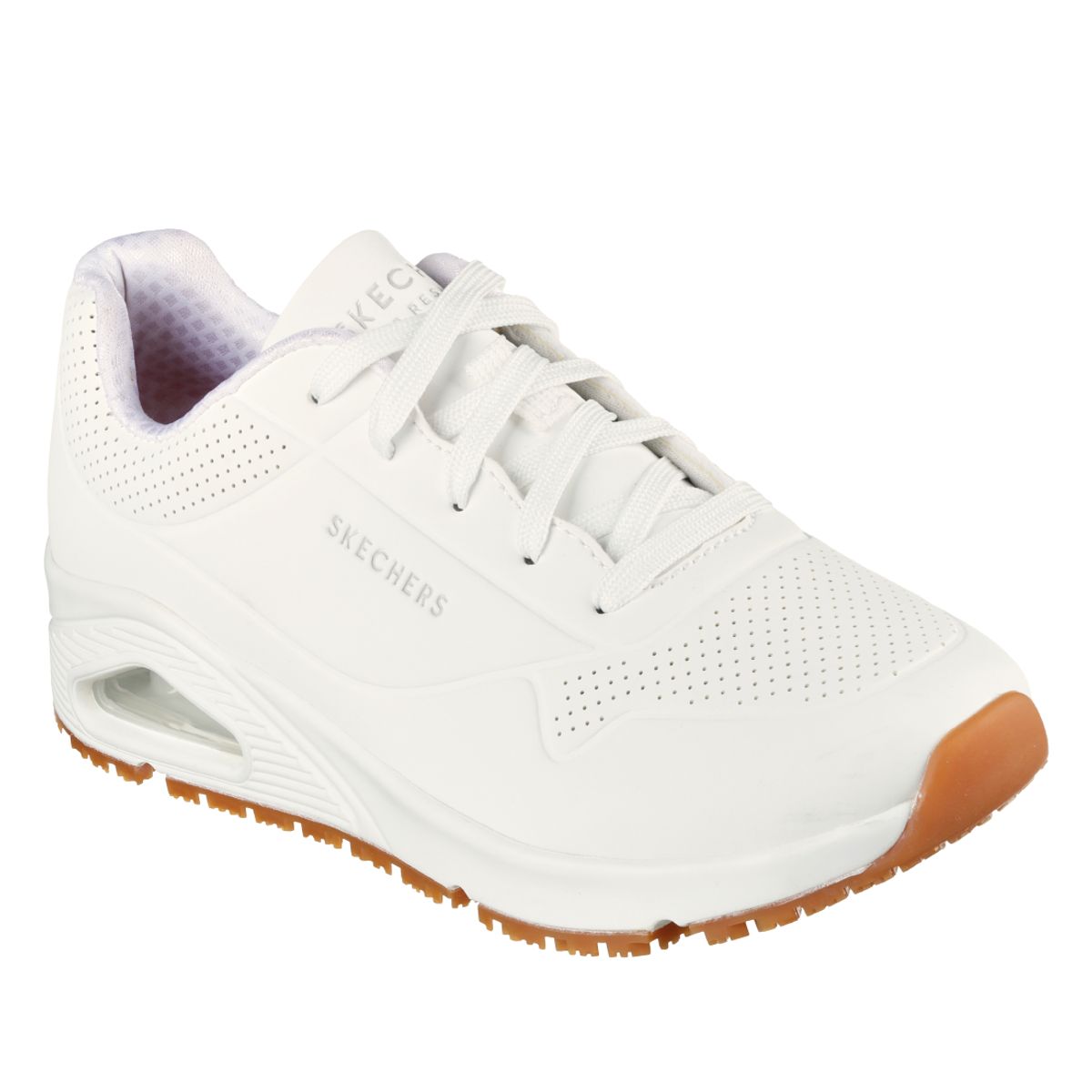 SKECHERS - Calzado Ocupacional Skechers Uno Blanco Mujer