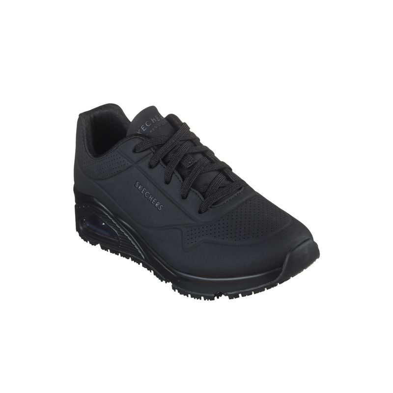 SKECHERS - Calzado Ocupacional Skechers Uno Negro Mujer