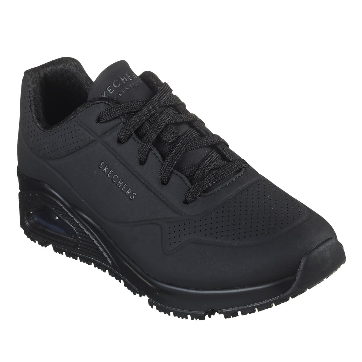 SKECHERS - Calzado Ocupacional Skechers Uno Negro Mujer