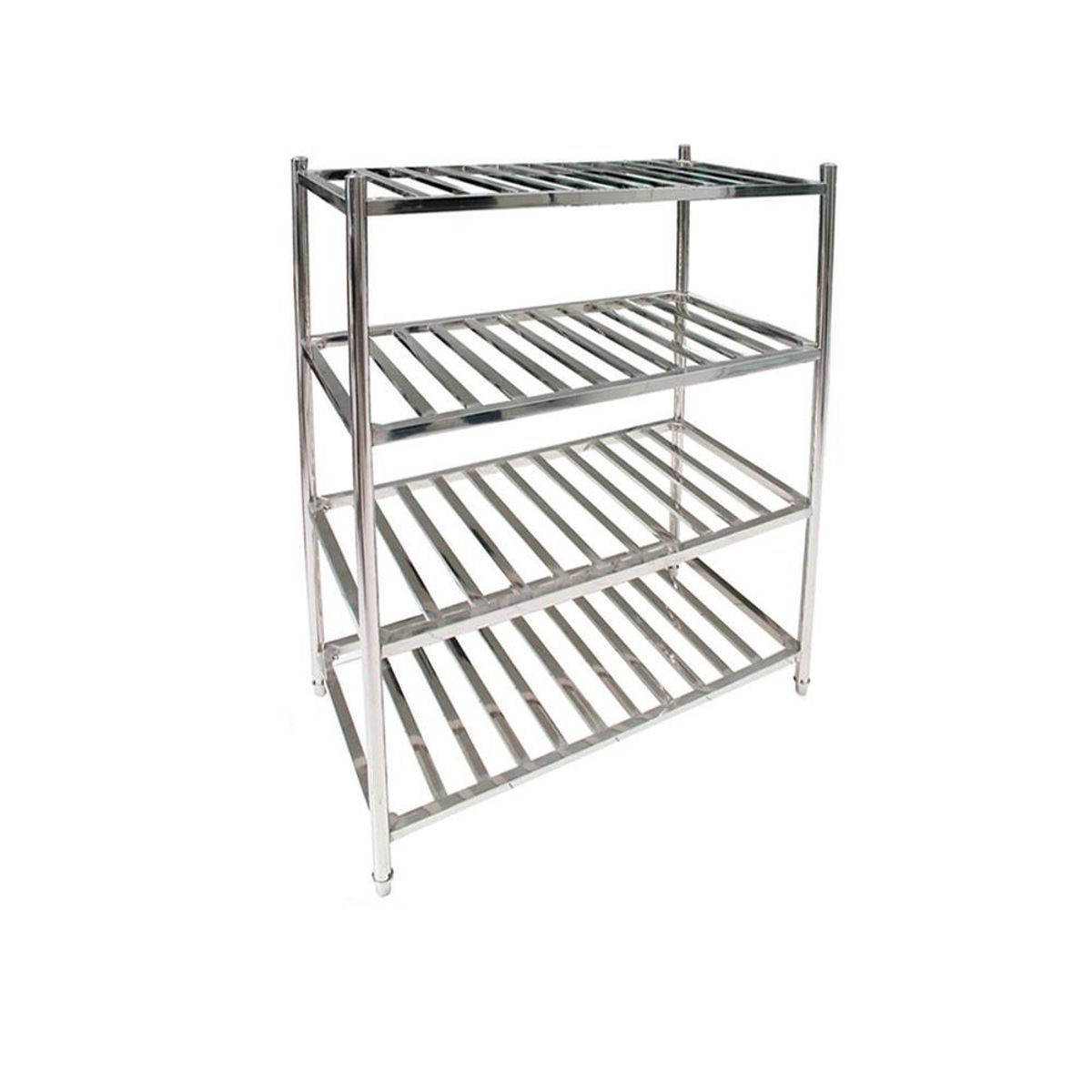 IMAS - ESTANTERIA ACERO INOX TIPO REJILLA DE 90 x 45 x 155 cms. IMAHE
