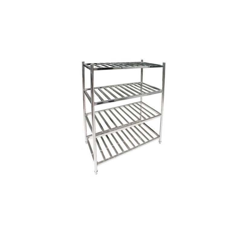IMAHE - ESTANTERIA ACERO INOX TIPO REJILLA DE 90 x 45 x 155 cms. IMAHE