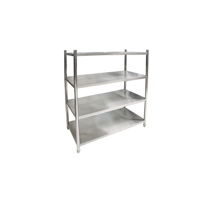 IMAHE - ESTANTERÍA ACERO INOX LISA 90x60x155 cm IMAHE