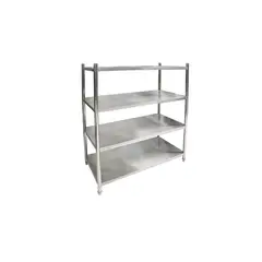 IMAHE - ESTANTERÍA ACERO INOX LISA 90x60x155 cm
