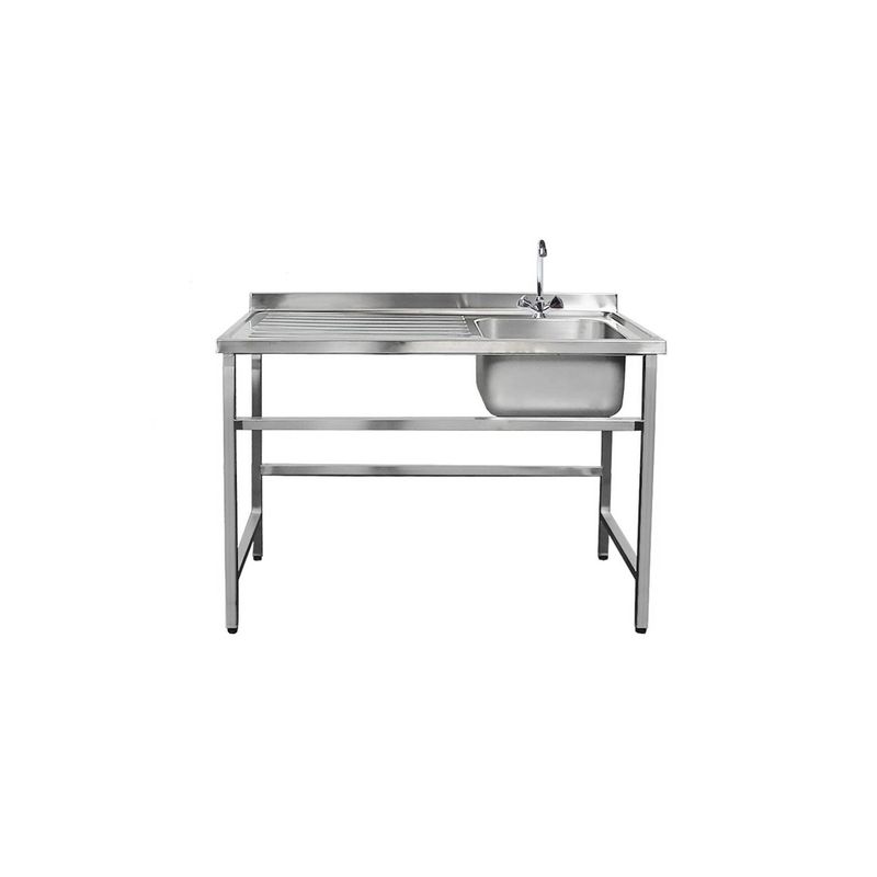 IMAHE - LAVAFONDO MURAL 1 TAZA DERECHA ACERO INOX 140X60X85 CM IMAHE