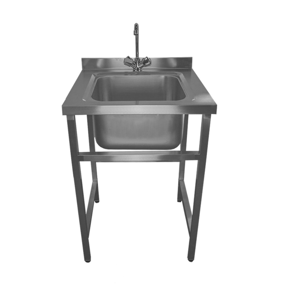 IMAHE - LAVADERO MURAL 1 TAZA ACERO INOX 70X70X85 CM IMAHE