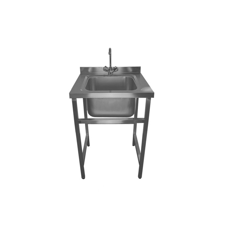 IMAHE - LAVADERO MURAL 1 TAZA ACERO INOX 70X70X85 CM IMAHE