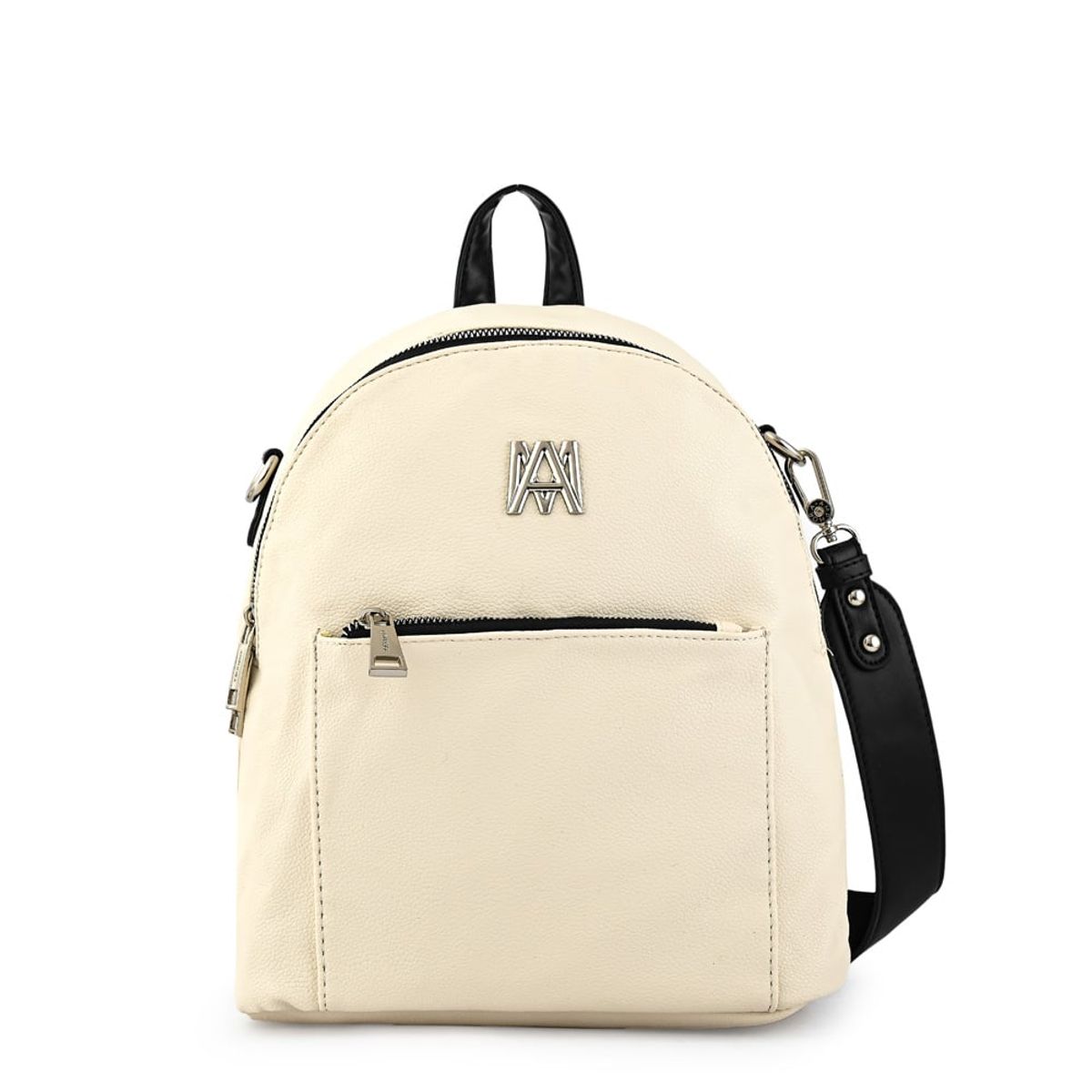 AMPHORA - Mochila Mediana Teodora Blanco Crudo