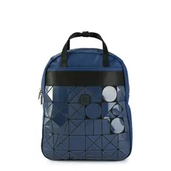 AMPHORA - Mochila Mediana Bonjour Azul Oscuro