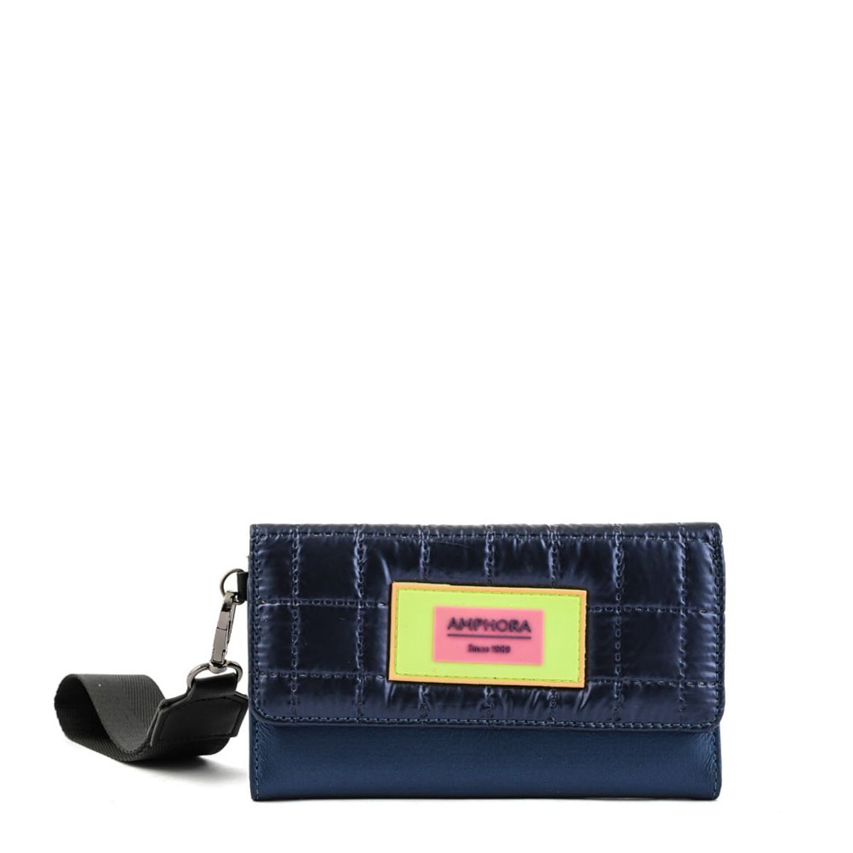 AMPHORA - Billetera Mediana Volendam Azul Oscuro