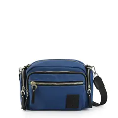 AMPHORA - Cartera bandolera mediana harmonie azul oscuro