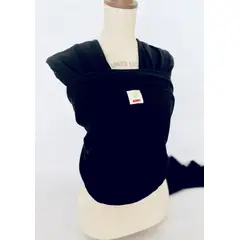 GENERICO - Fular portabebé ergonómico semielasticado color negro