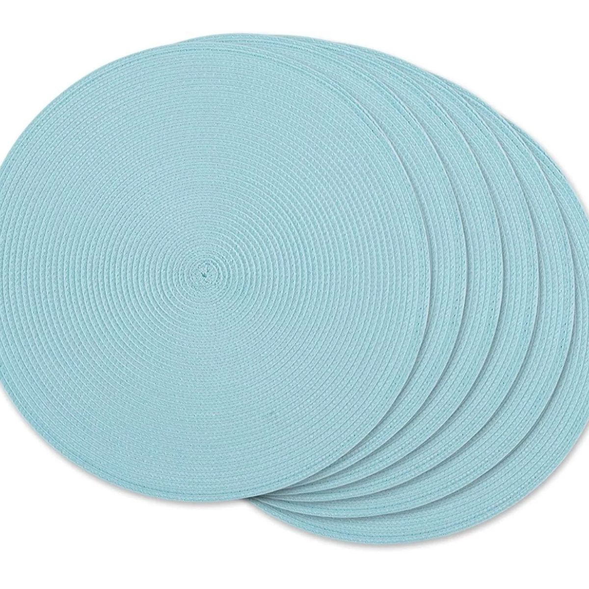 GENERICO - Set De 6 Individuales Redondos Trenzados 38 Cm