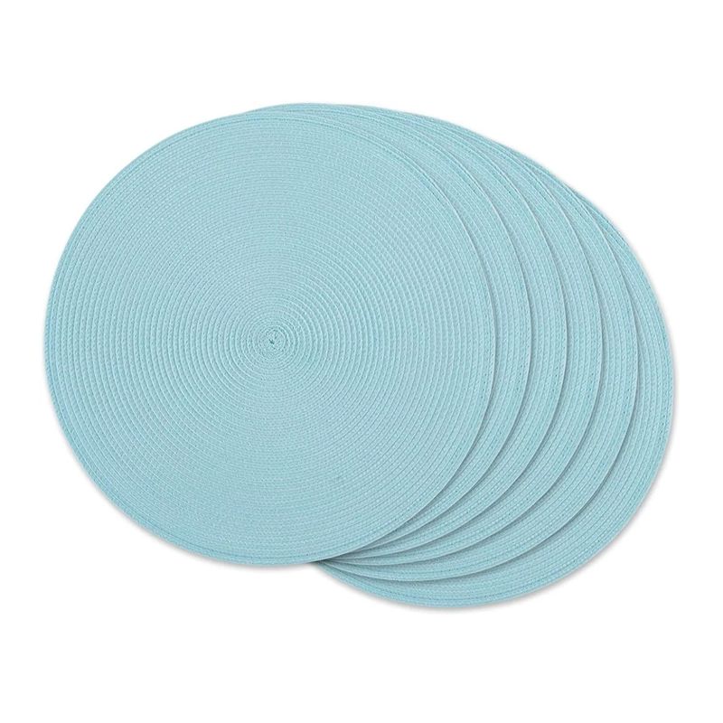 GENERICO - Set De 6 Individuales Redondos Trenzados 38 Cm