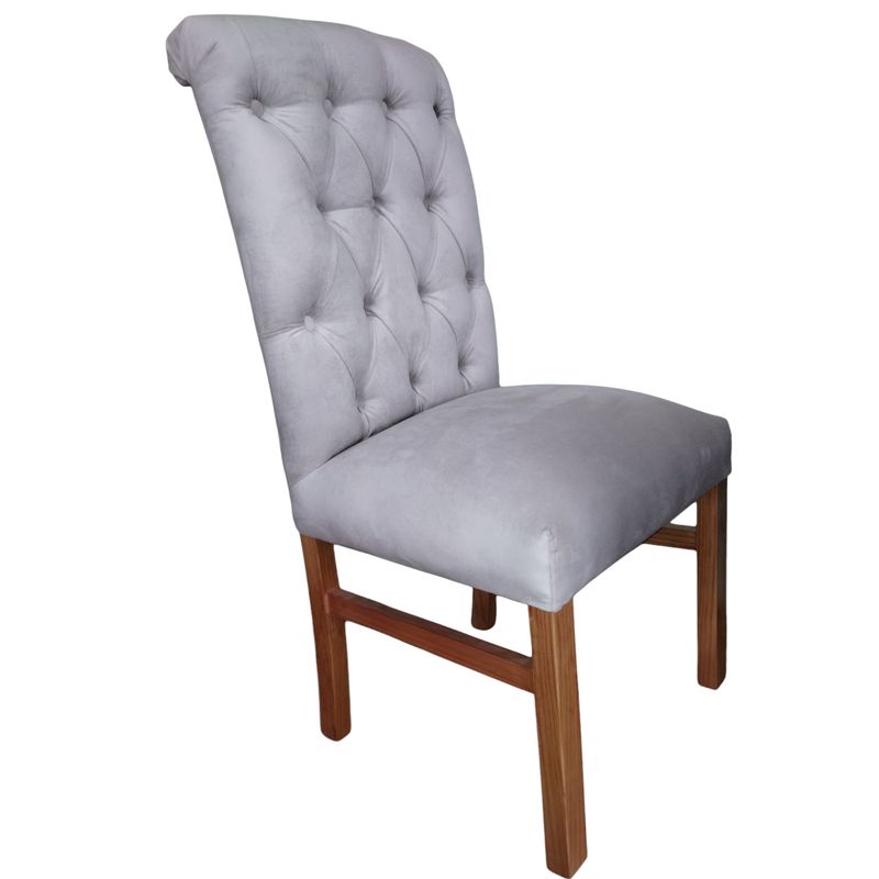 GENERICO - Silla de Juego de Comedor Felpa Capitone