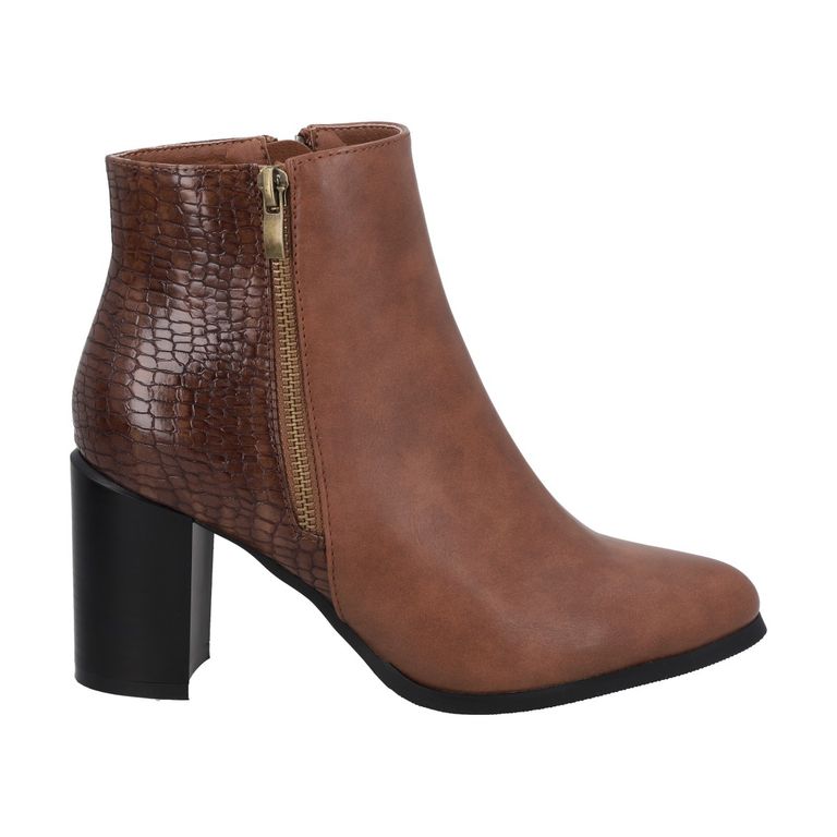 Bota Mujer Camel Taco Alto Alpha