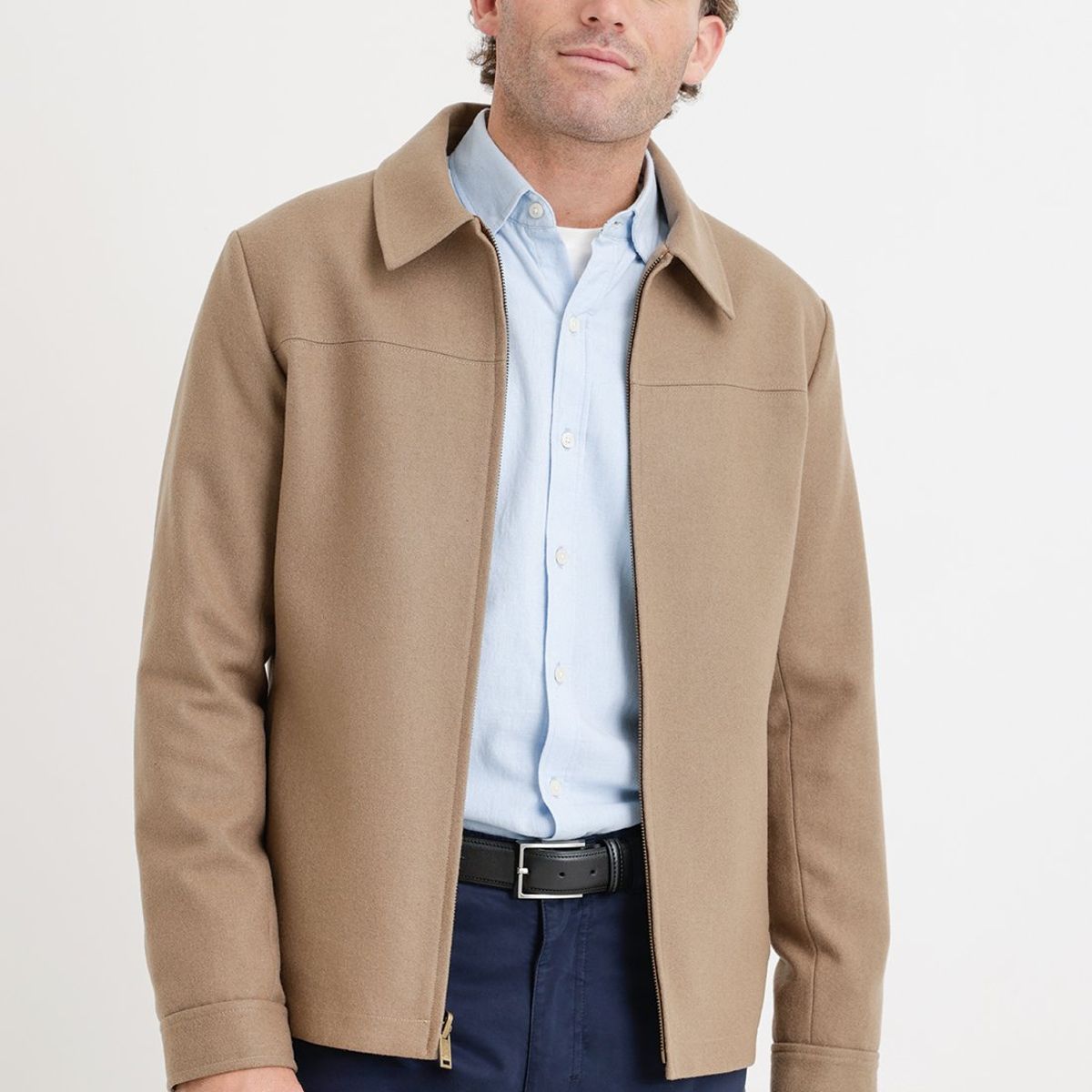 TRIAL - Chaqueta hombre camel
