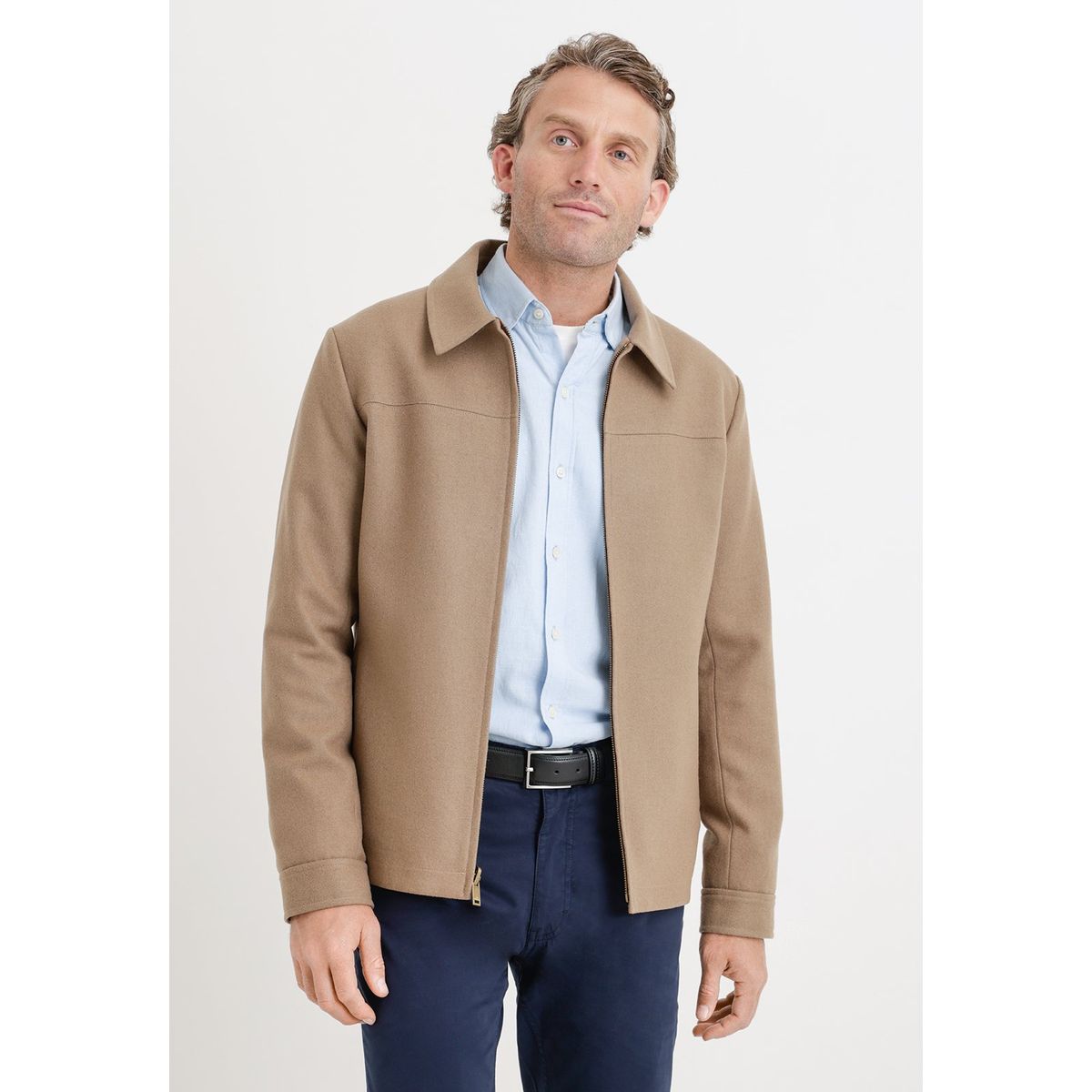 TRIAL - Chaqueta hombre camel