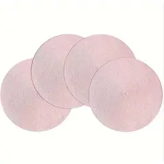 GENERICO - Set De 6 Individuales Redondos Trenzados 38 Cm