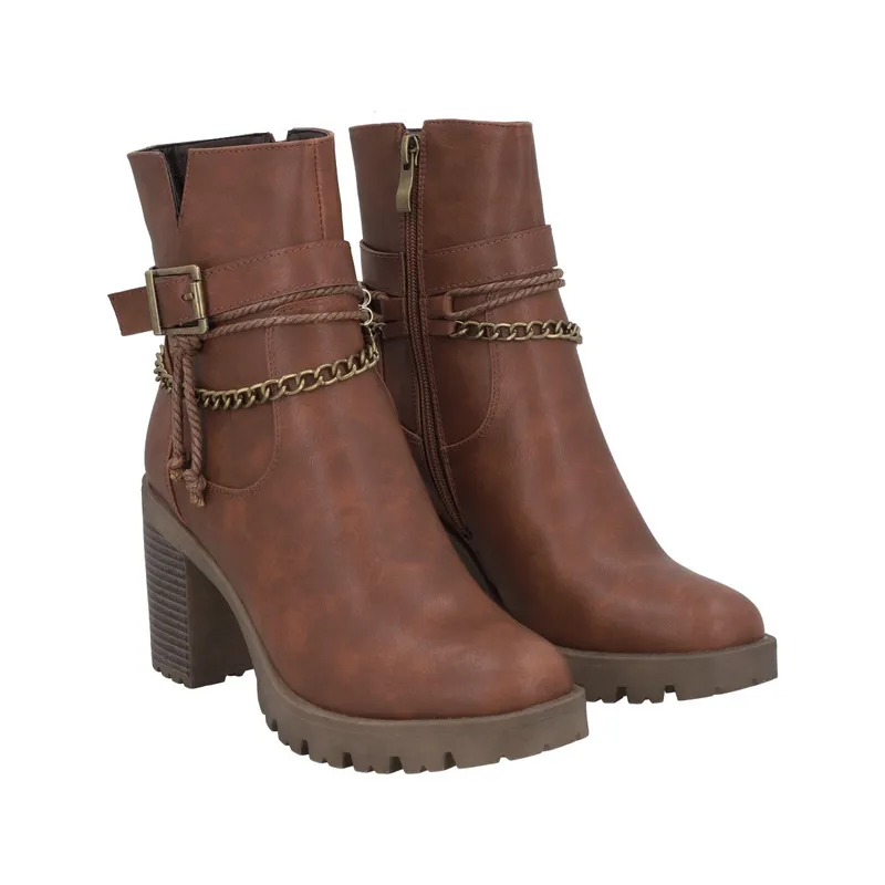POLICE - Bota Mujer Café Alison Police