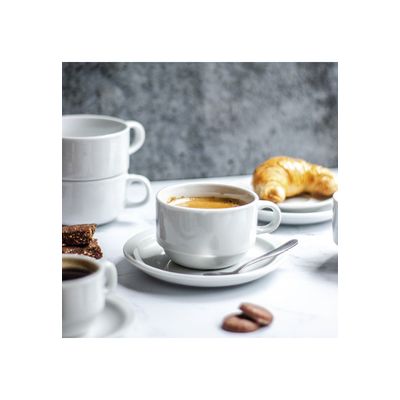 Imagen 2 del producto Set De 6 Taza Te 200 Cc Con Platillo Apilable Linea Tower