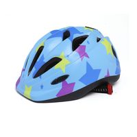 Casco Bicicleta Patinaje Deportivo Antigolpes Niño Celeste
