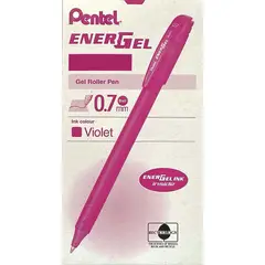 PENTEL - Roller Lapiz Gel Makkuro 07mm Violeta - 12u