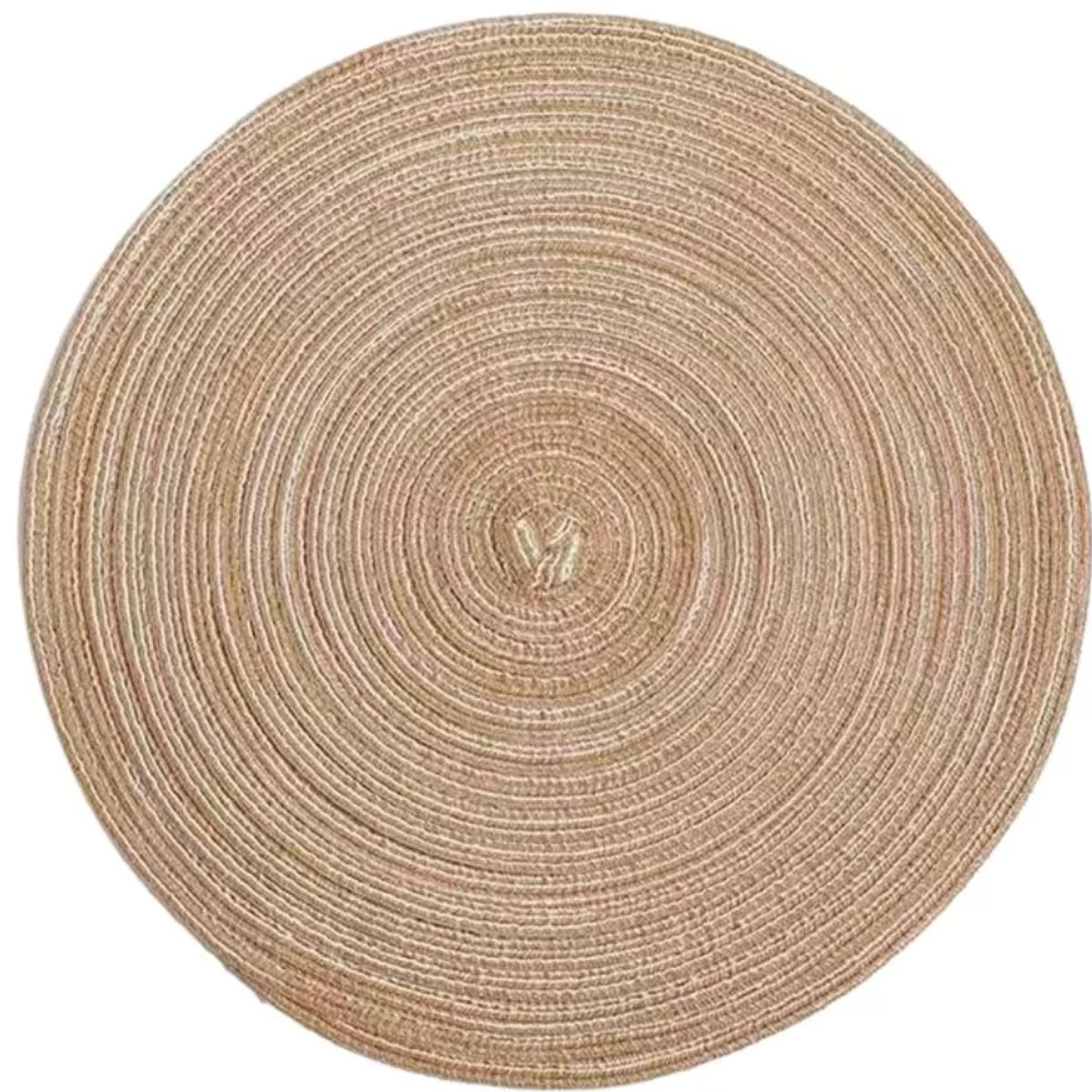 GENERICO - Set De 6 Individuales Redondos Trenzados 38cm