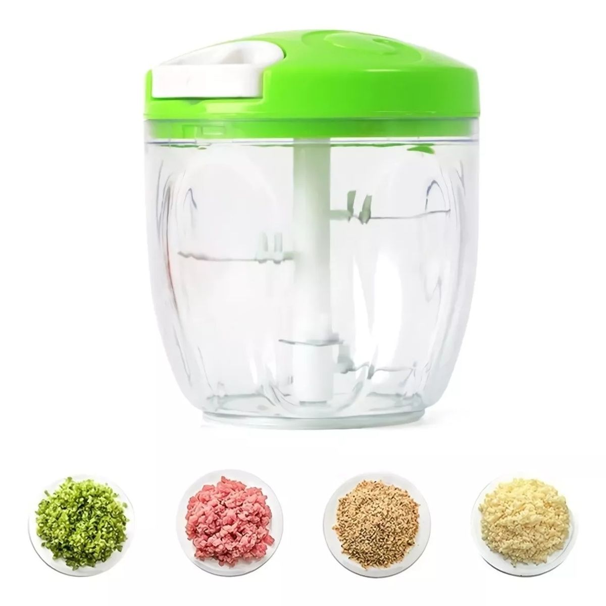 GENERICO - Cortador Pequeño De Verduras Manual Picatodo Multifuncional.